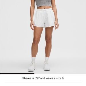 Lululemon Athletica Women's White Athletic Shorts